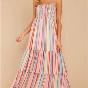 Multi color maxi dress by BB Dakota